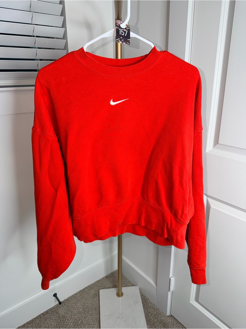 157. Nike Sportswear Pheonix Fleece in Light Crimson/Sail